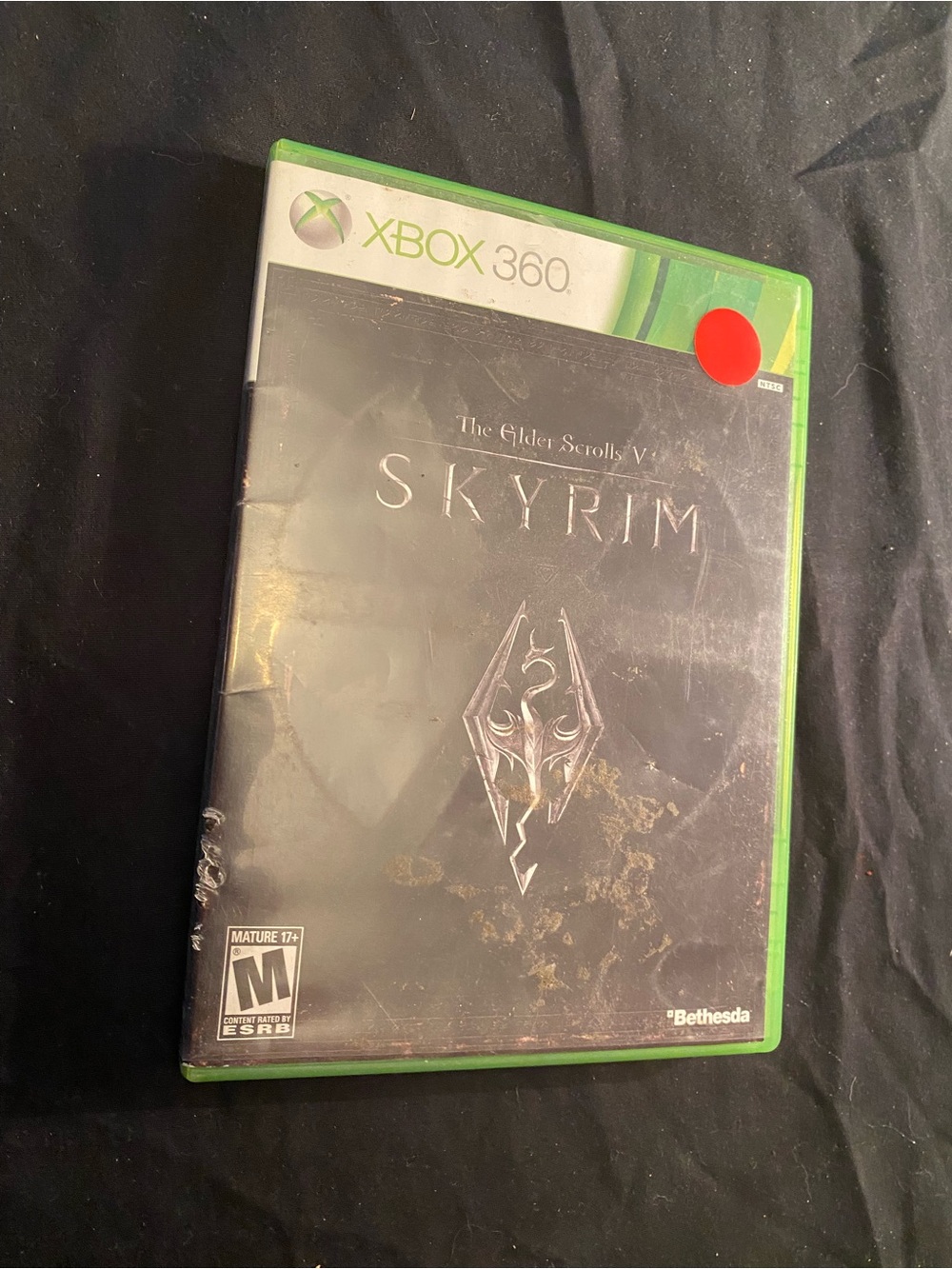 Xbox 360 Skyrim - Black Xbox 360 Game Case by